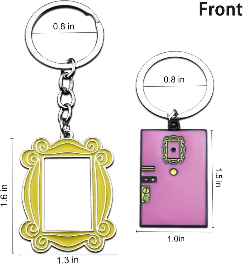 Friends TV Show Keychains - Set of 2 for Fans