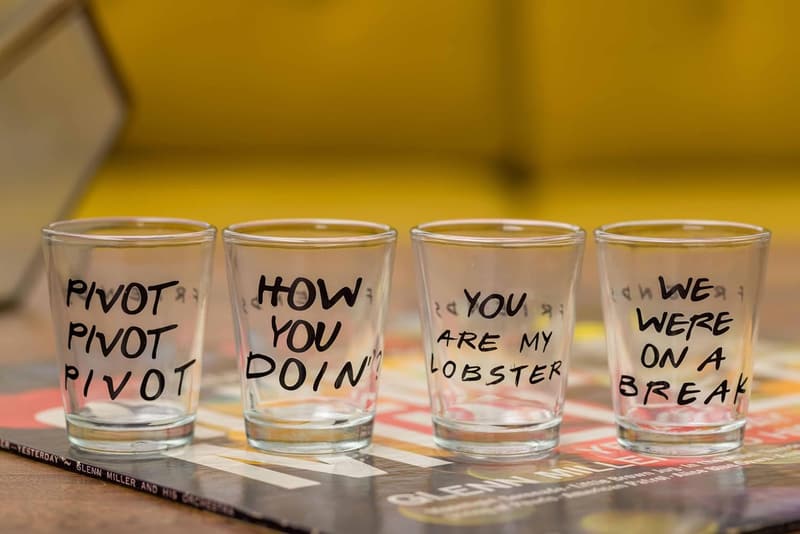 Friends Quote Mini Glasses Set - 4 Pack, 1.5 oz