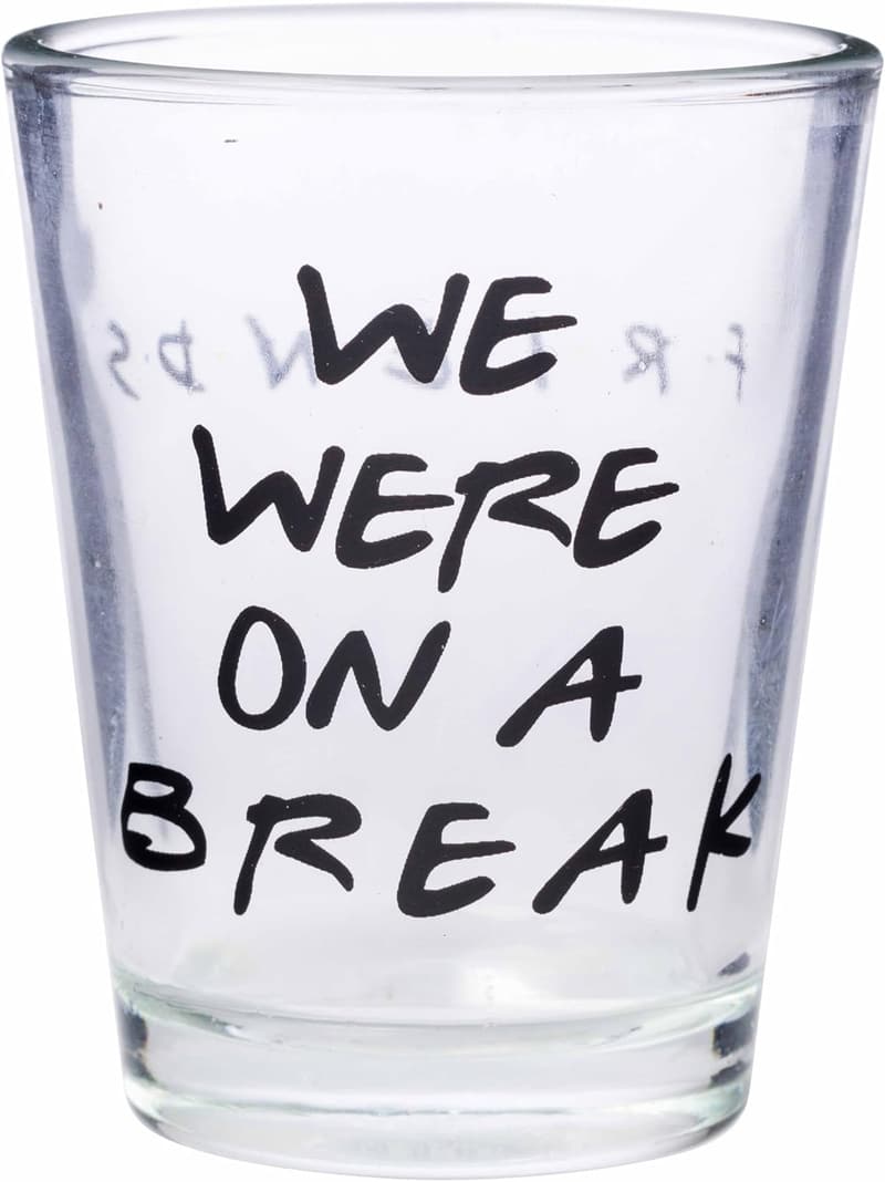 Friends Quote Mini Glasses Set - 4 Pack, 1.5 oz