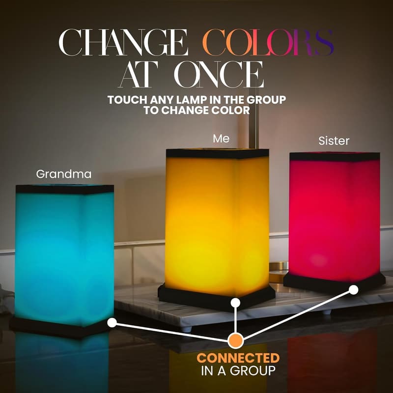 Friendship Lamp® - Wi-Fi Touch LED Lamp for Long-Distance Friends