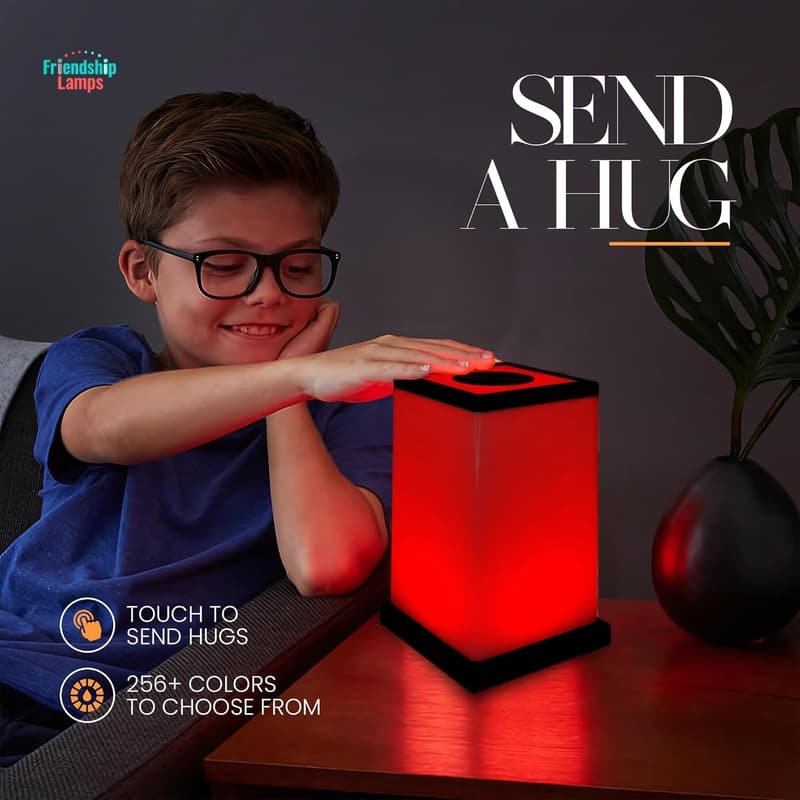 Friendship Lamp® - Wi-Fi Touch LED Lamp for Long-Distance Friends