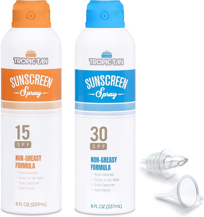 Sunscreen Flask Travel Bottle - 16 oz Hidden Alcohol Container