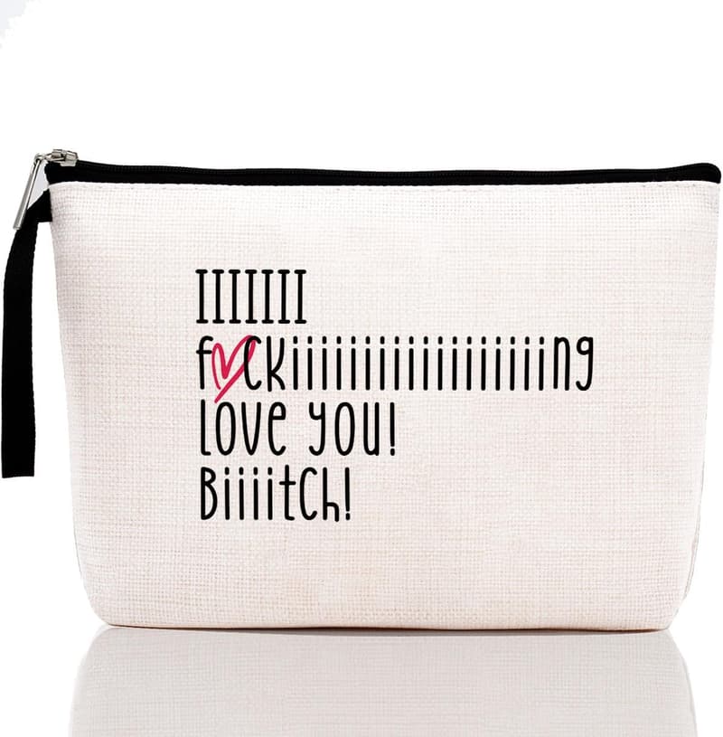 Inspirational Makeup Bag for Women - Friendship Gift