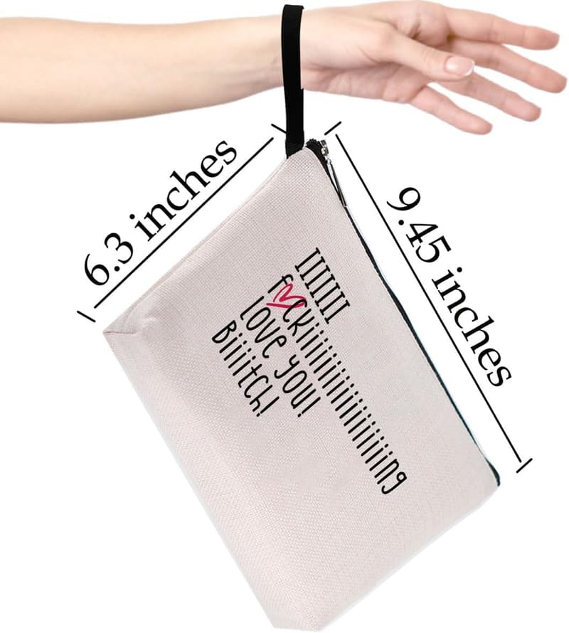 Inspirational Makeup Bag for Women - Friendship Gift
