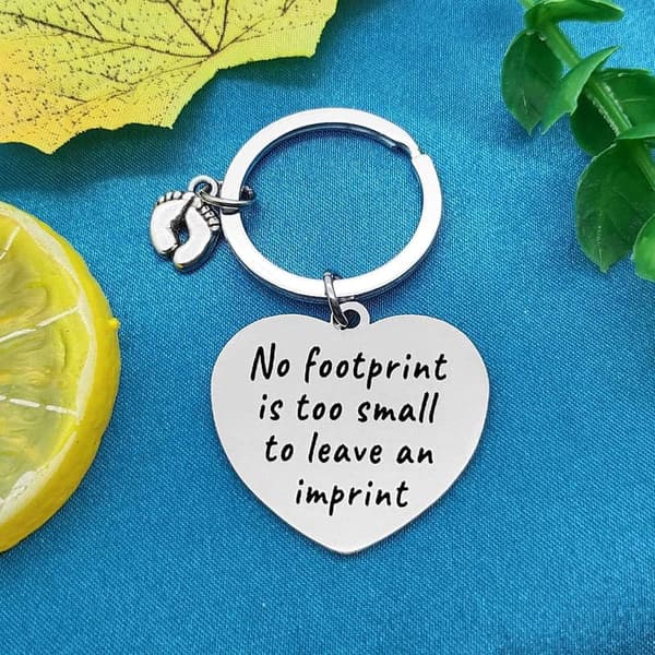 Infant Loss Sympathy Keychain - Memorial Keepsake Gift