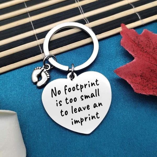Infant Loss Sympathy Keychain - Memorial Keepsake Gift