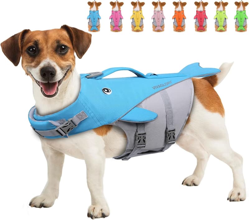 Dog Life Vest with Adjustable Straps for Small to Large Dogs