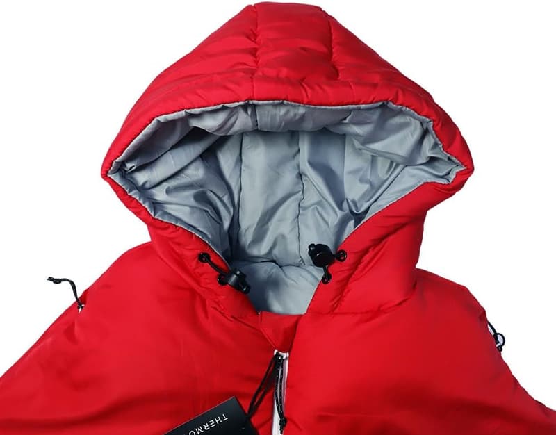 Wearable Sleeping Bag with Dual Hoodie and Arm Zippers - Camping & Hiking