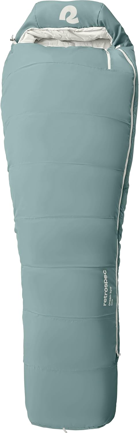 Lightweight Insulated Mummy Sleeping Bag for Cold Weather Camping