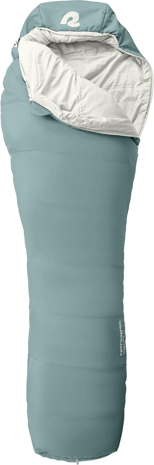 Lightweight Insulated Mummy Sleeping Bag for Cold Weather Camping