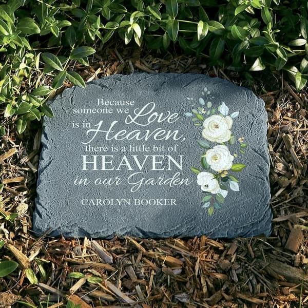 Personalized Memorial Garden Stone for Sympathy
