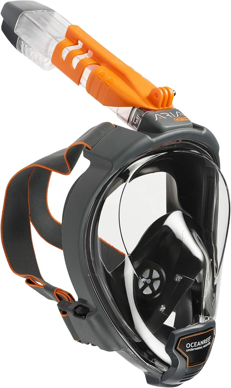 Full Face Snorkeling Mask with 180° Vision – 4 Sizes, 8 Colors