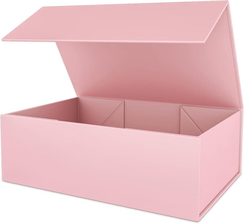 Pink Magnetic Closure Gift Box for Bridal and Birthday Gifts
