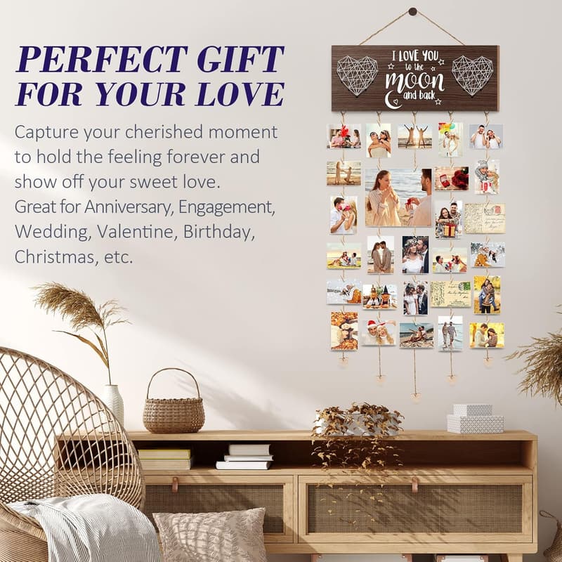 Anniversary Photo Holder for Couples - 