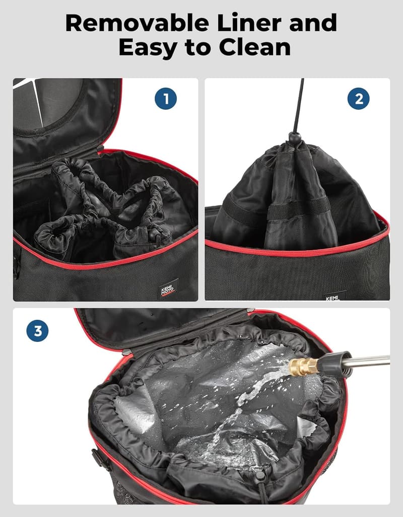 Portable Collapsible Boat Trash Can with Lid for Outdoor Use