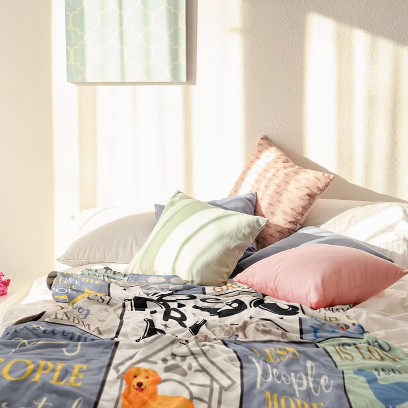 Dog Grandma Gifts Blanket 50