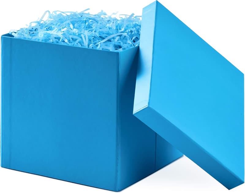 Turquoise Blue Gift Box with Lid for All Occasions