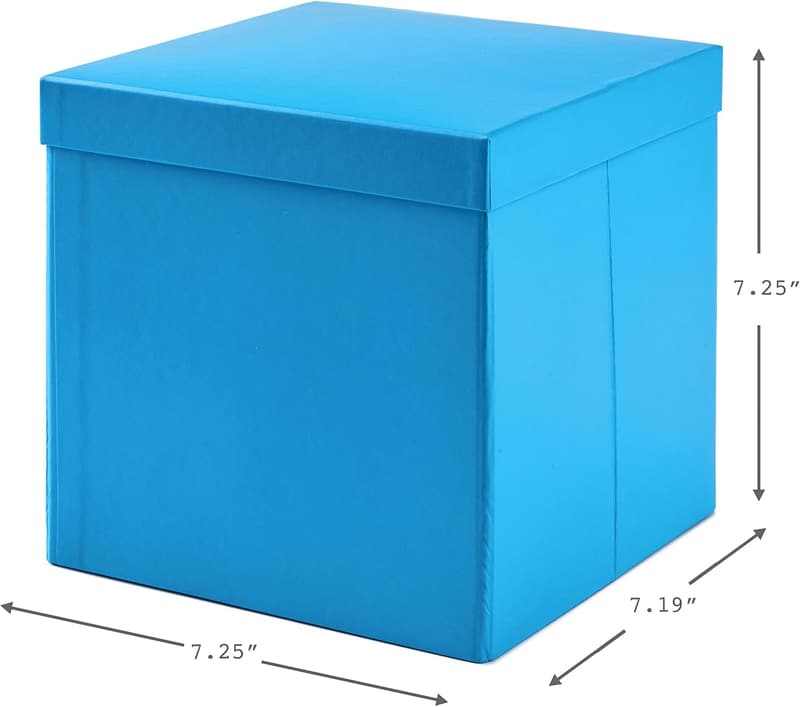 Turquoise Blue Gift Box with Lid for All Occasions