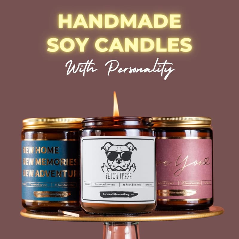 Dog Mom Birthday Candle - Funny Gift for Dog Lovers