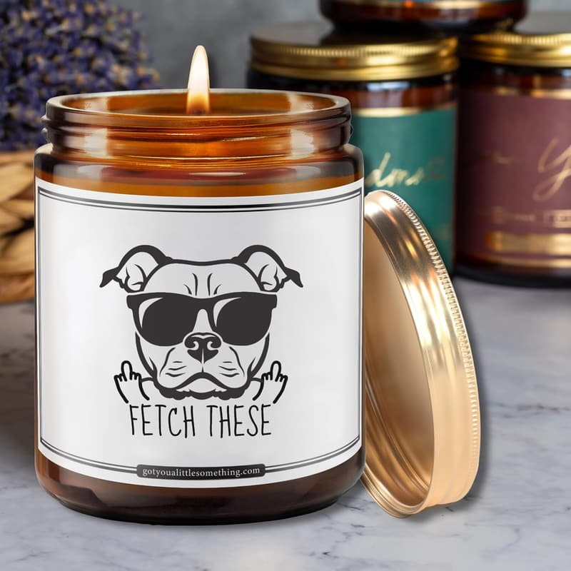 Dog Mom Birthday Candle - Funny Gift for Dog Lovers