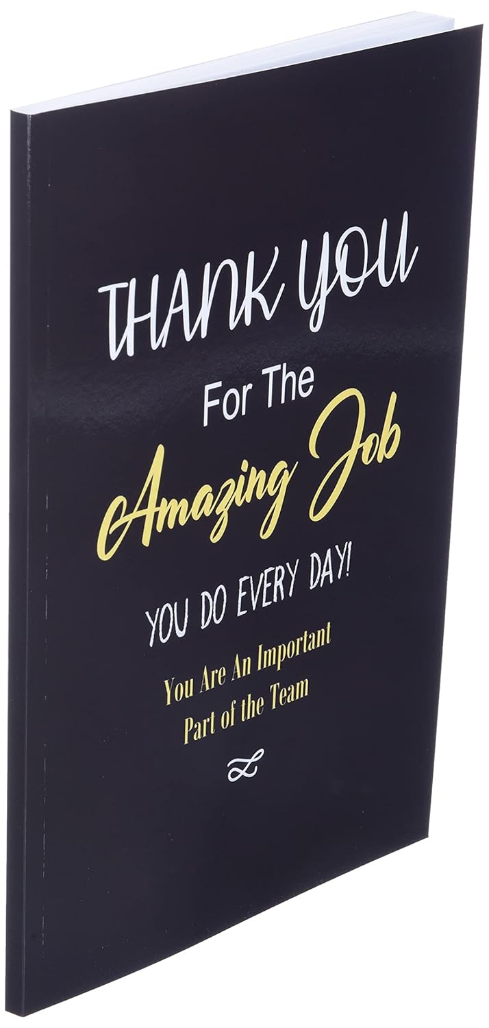 Employee Appreciation Journal - Thank You for Your Hard Work