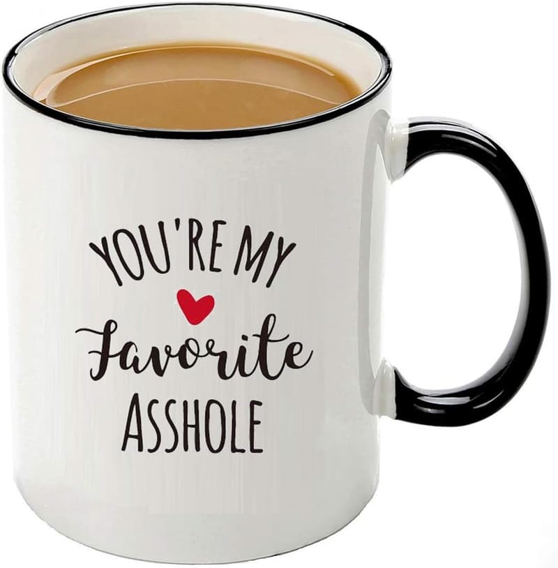 Funny Birthday Mug for Men - Gag Gift for Boyfriend/Husband