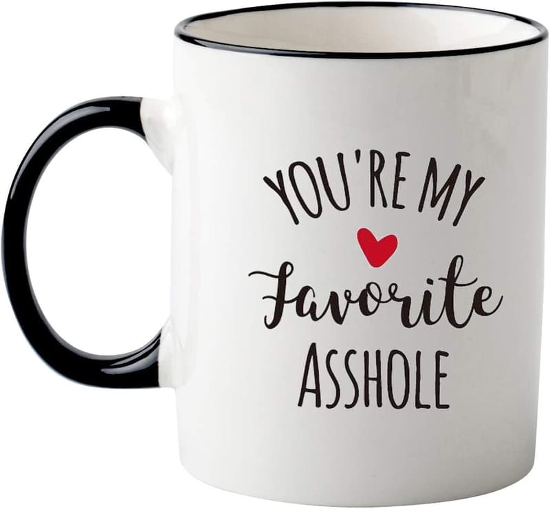 Funny Birthday Mug for Men - Gag Gift for Boyfriend/Husband