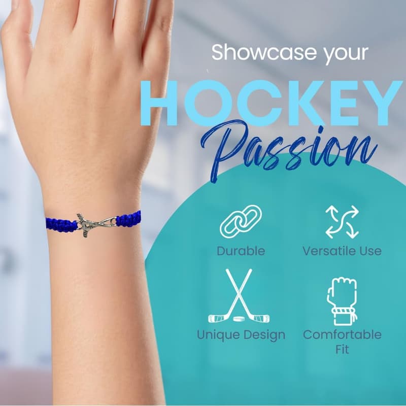 Hockey Jewelry Gift: Sportybella Ice Hockey Bracelet