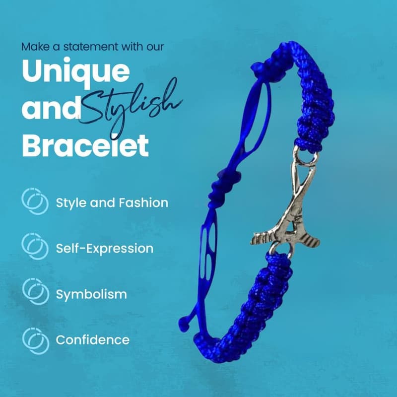 Hockey Jewelry Gift: Sportybella Ice Hockey Bracelet