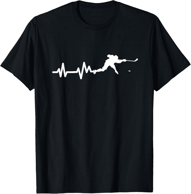 Ice Hockey Player T-Shirt Gift for Sports Fans