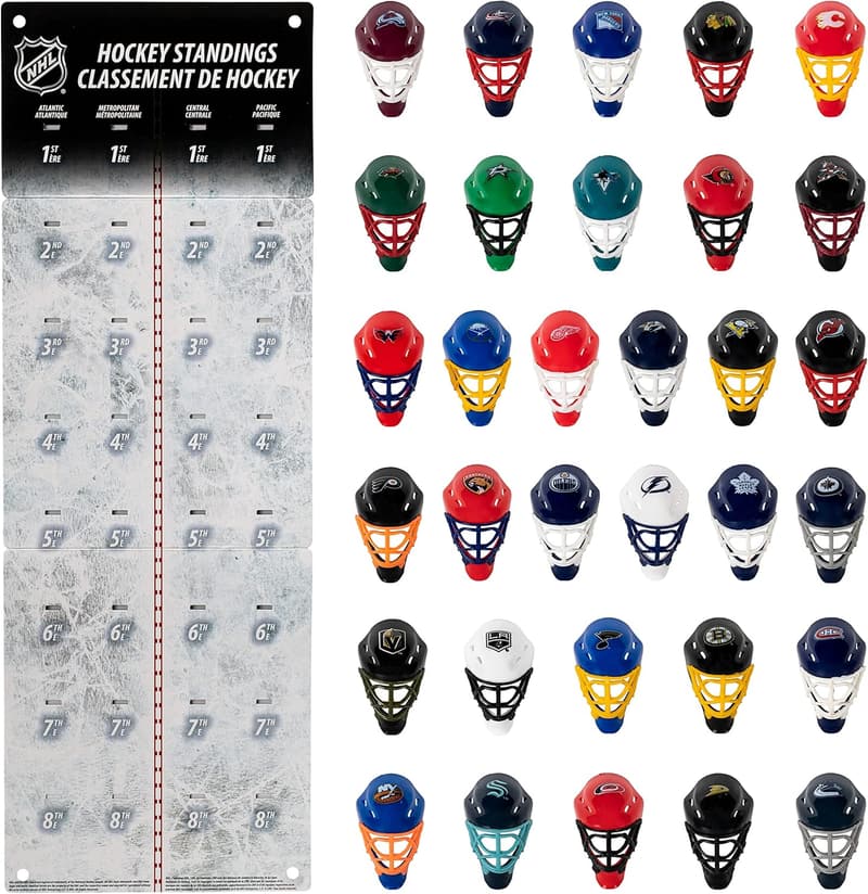 Seattle Kraken Micro Goalie Mask Tracker - All NHL Teams Available