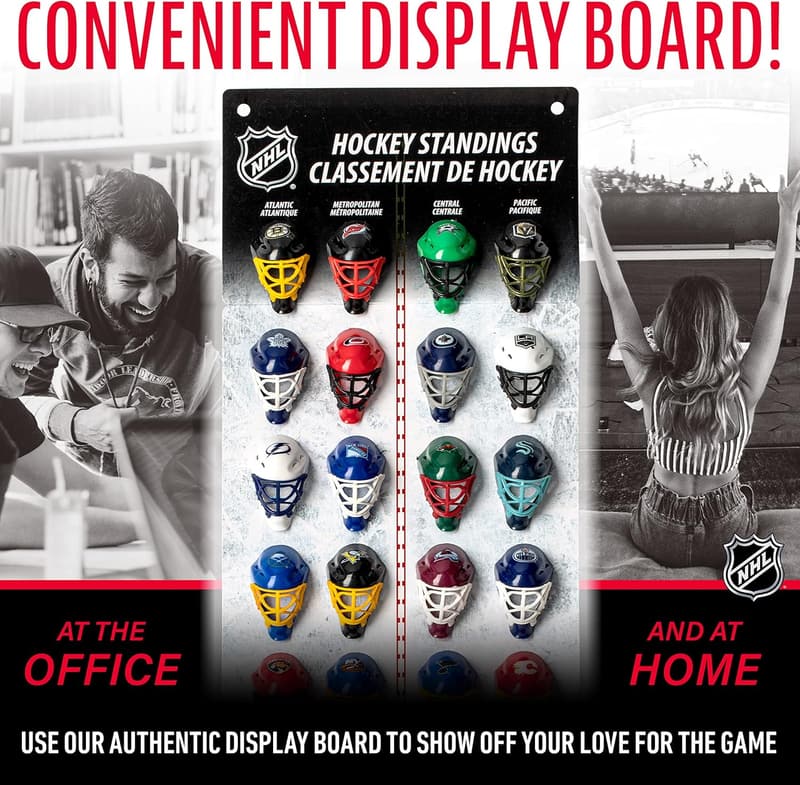 Seattle Kraken Micro Goalie Mask Tracker - All NHL Teams Available