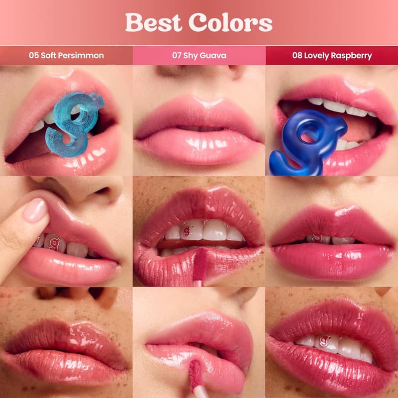 Cool Fruity Glass Tint Mini Set - Moisturizing Lip Stain for Women