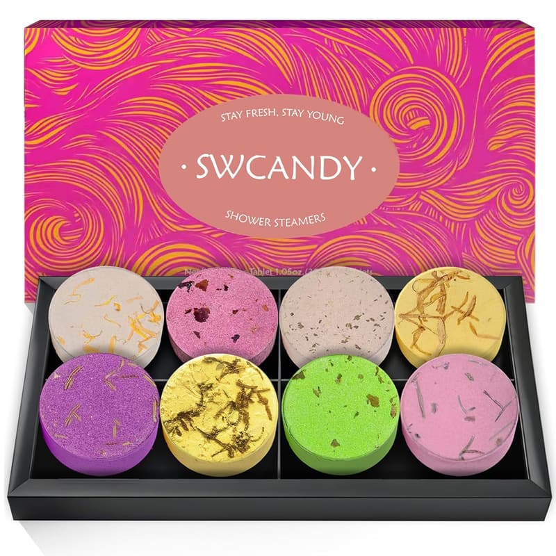 Aromatherapy Shower Steamers - 8 Pcs Bath Bombs for Women
