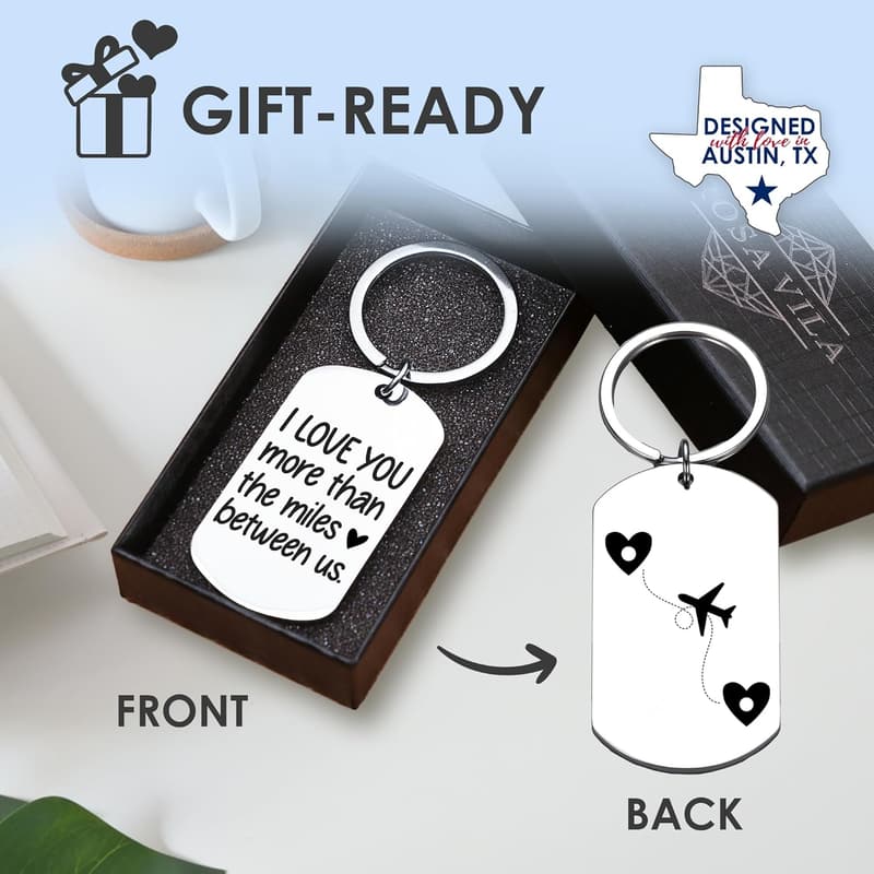 Keychain Gift for Women and Men - Perfect for Mom, Aunt, Teacher