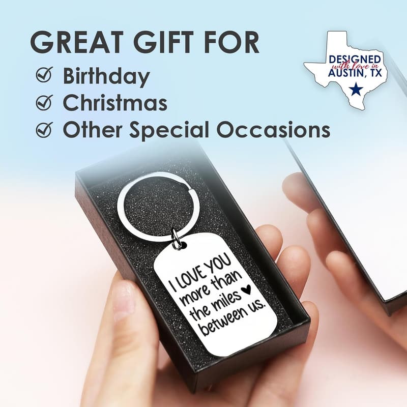 Keychain Gift for Women and Men - Perfect for Mom, Aunt, Teacher