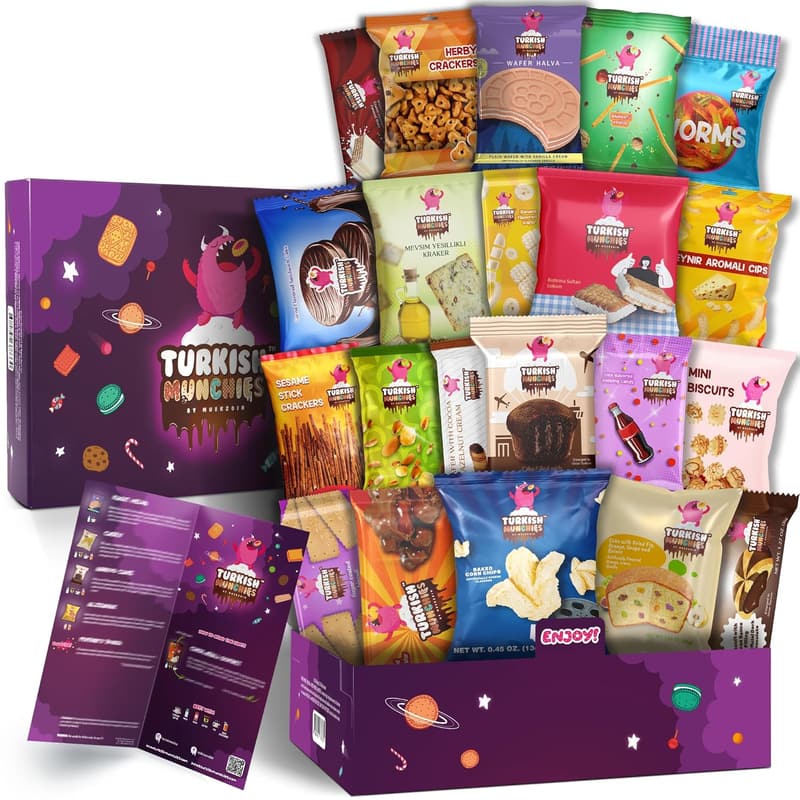 Exotic International Snack Box – 21 Premium Global Treats