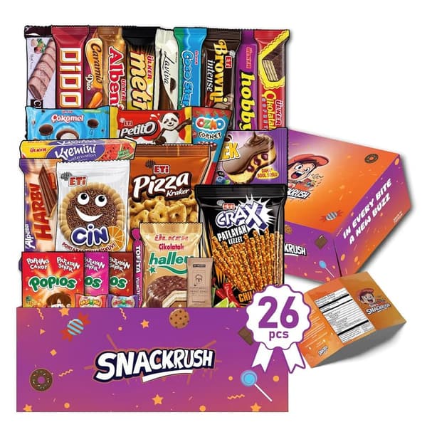 Global Snack Box | 26 Full-Size Treats for All Occasions