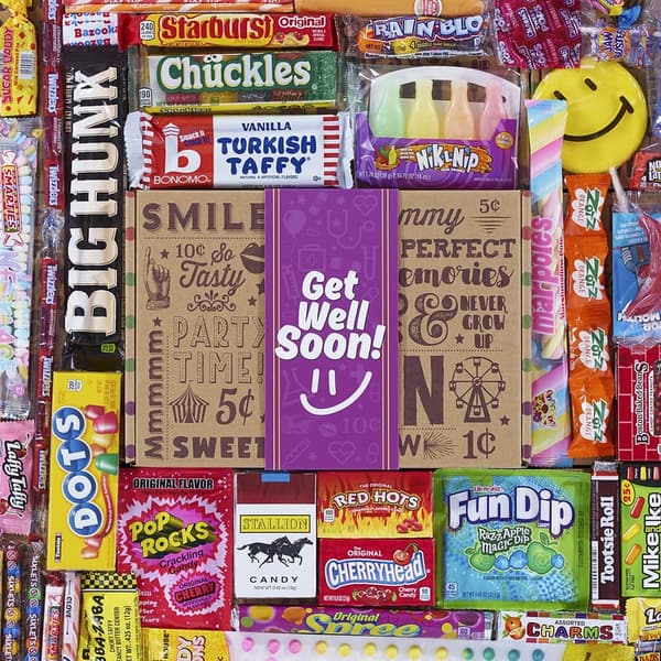 Get Well Soon Care Package - Nostalgic Candies Gift Box