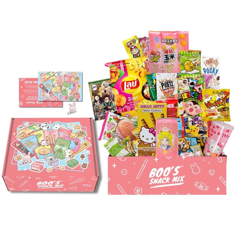 Asian Snack Mystery Box - 40 Pieces of Treats