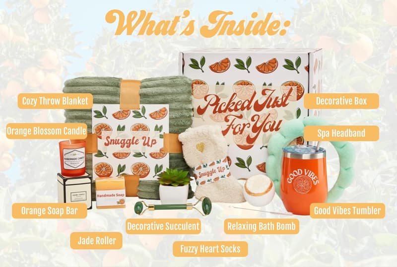 Get Well Soon Care Package for Women - 12 Oz Good Vibes Tumbler