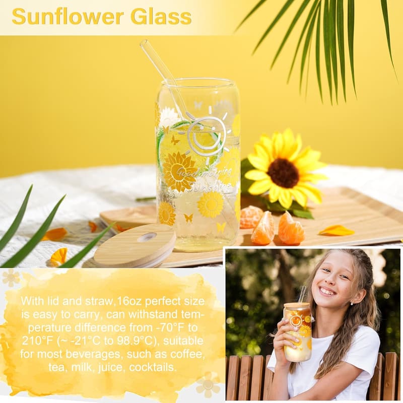 Sunflower Self-Care Spa Gift Set for Women