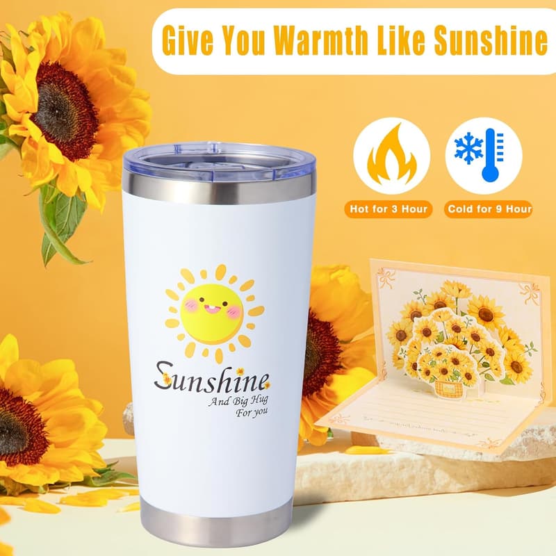 Get Well Soon Care Package for Women - Sunflower Gift Set