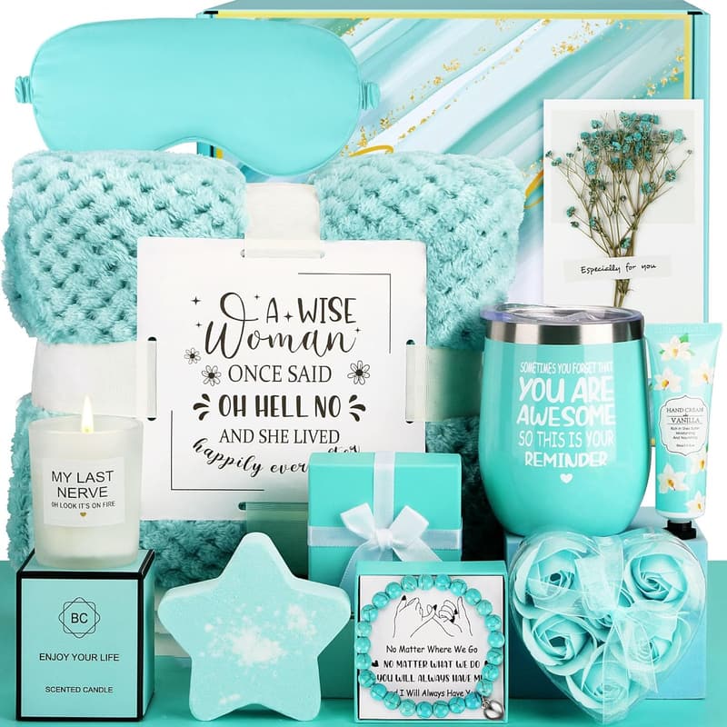 Birthday Self-Care Spa Gift Basket for Women Best Friends