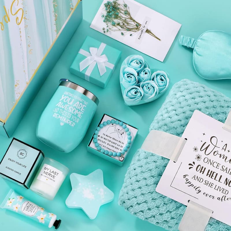 Birthday Self-Care Spa Gift Basket for Women Best Friends