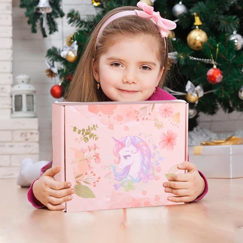 Unicorn Birthday Gift Set for Girls with Tumbler & Bag