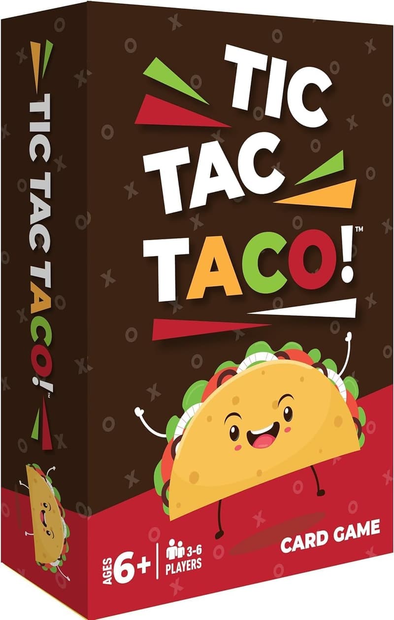 Tic Tac Taco - Fun Family Card Game for Kids & Adults