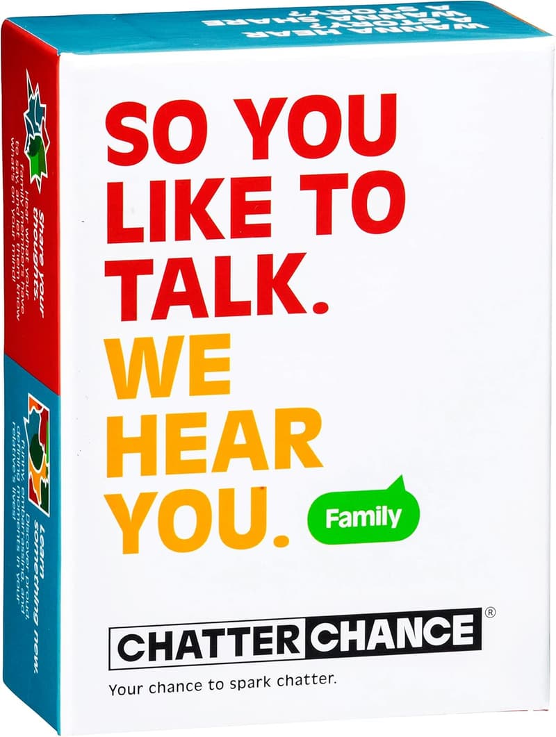 Family Conversation Card Game - 80 Thought-Provoking Questions
