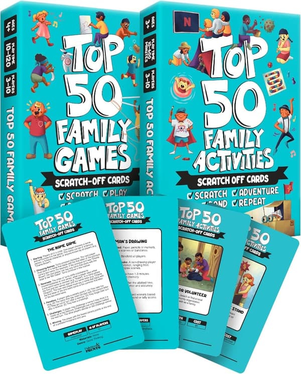 Family Bonding Bundle: Top 50 Games & Activities Scratch-Offs