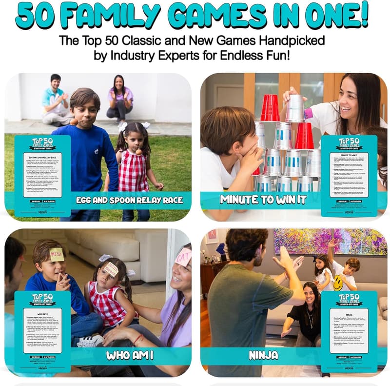 Family Bonding Bundle: Top 50 Games & Activities Scratch-Offs